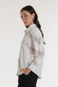 Camisa alonso - Elegancia con transparencias