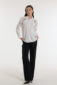 Camisa alonso - Elegancia con transparencias