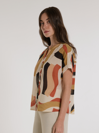 CAMISA ALEPH VOILE PRINT